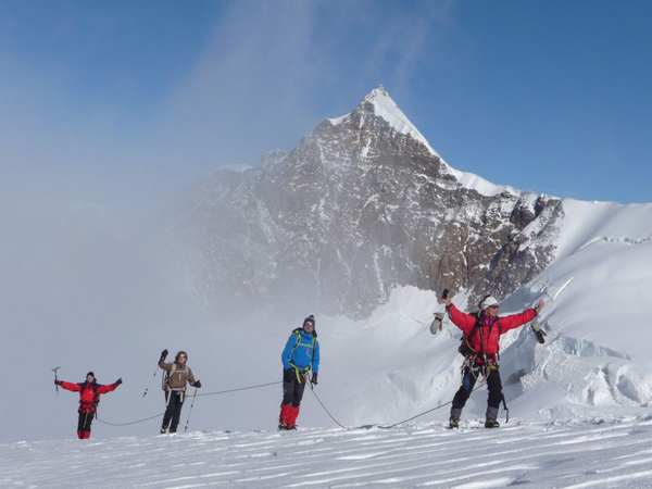 Die Gipfel des Monte-Rosa
