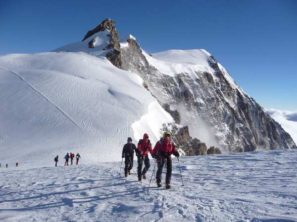 Die Gipfel des Monte-Rosa