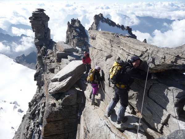 Besteigung des Gipfel des Gran Paradiso 4061 m - 3 Tage