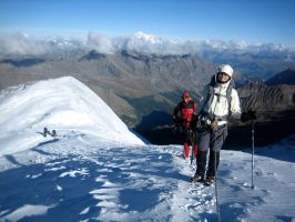 Aufstieg des Gran-Paradiso mit Alta-Via